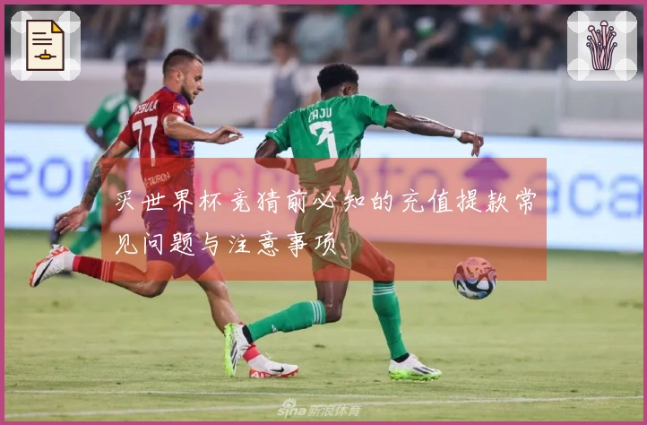 买世界杯竞猜前必知的充值提款常见问题与注意事项